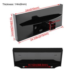 Trailer Receiver Hitch Attachment Plate For Toro Dingo Mini Skid Steer Loader