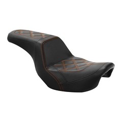 Rider Passenger Seat Fits Dyna Street Bob Wide Glide Fat Bob Switchback 06-17