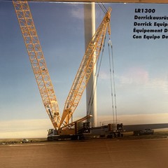 Liebherr LR 1300 Crane Derrick Equipment Made In Germany 1:50 Big Boy Toy USA