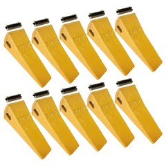 230SP Forged Backhoe Bucket Teeth w TF23P Flexpins for 23 230 Excavator -10 Pack