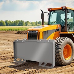 1/4″ 1/2″ 3/8″ Skid Steer Mount Plate Universal Adapter Loader Quick AttachPlate
