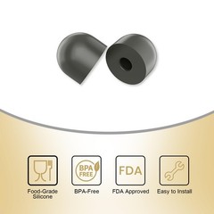 BOSORIO 2 Gaskets and 2 Stoppers Compatible with Contigo Snapseal Byron Travel M