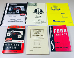 Lot 6 Ford 8N Tractor Manuals Shop Operators Parts Catalog Service Repair Owner