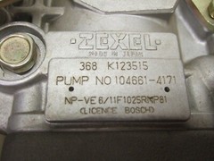 Komatsu fuel injection pump 6136-72-1540 -ZEXEL