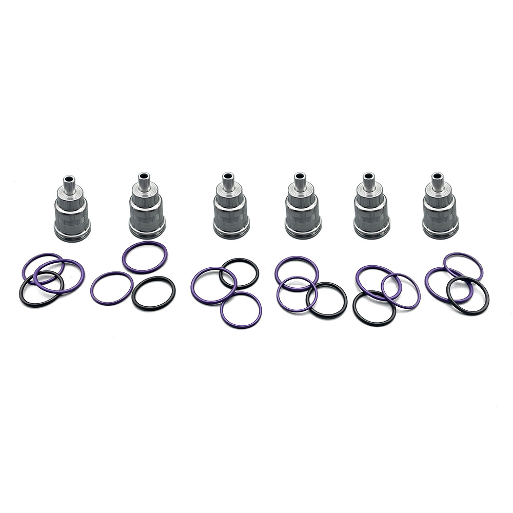 6x Fuel Injector Sleeve Cup for Volvo D11 & D16 & Mack MP8 & MP10