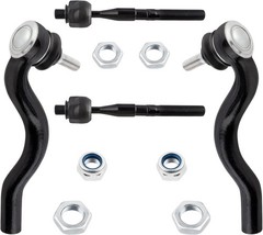 BOXI 4pcs Front Inner and Outer Tie Rods Fit for Dodge Durango 2011-2015 / for J