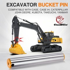 2-Pack Excavator Bucket Attachment Pin 40mm x 270mm 40CR High-Strength Steel
