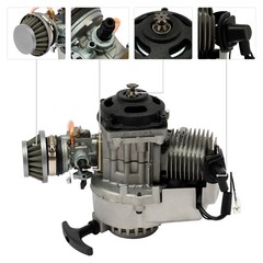 49cc Motor Engine Two-Stroke 3HP Single Cylinder with Large 0.32gal Fuel Tank,