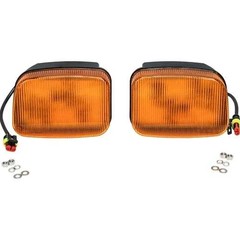 LED Rear Lights Amber Left & Right Hand fits John Deere 7520 7710 7810 RE39581