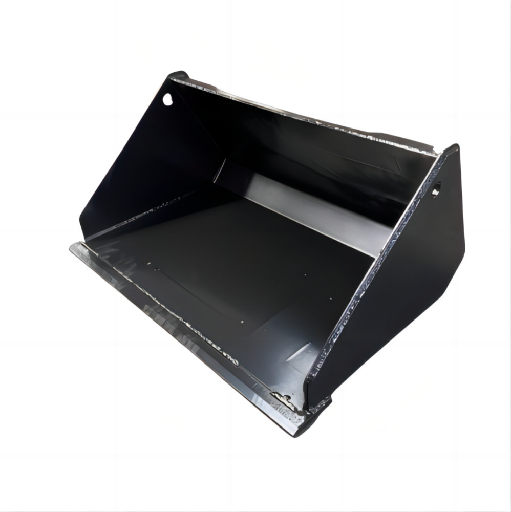 AGT 32 inch Toothless Bucket for Mini Skid Steer Loader Bucket Without Teeth