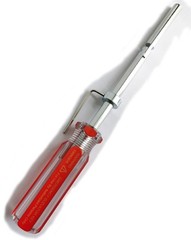Elevator Door Key Drop Solid Carbon Steel with Plastic Handle Heavy Red