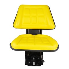 Yellow Universal Adjustable Tractor Suspension Seat Triback Yellow,