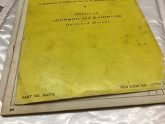 1955 Lawn-Boy Owners Manual Model C10 Iron Horse Engine 18” & 20”