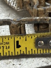 UNUSED 10′ #25 Flat Detachable Link Steel Chain for Drills Planters Corn Pickers
