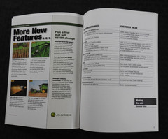 2003 Genuine JOHN DEERE Dealer 9660 9760 9860 STS CTS COMBINE Sales Manual MINTY