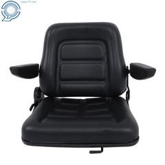 Universal Tractor Seat W/ Armrests Replacement For Excavator Backhoe Skid Loader