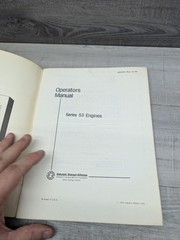 Detroit Diesel Engines – Series 53 Engines Operators Manual. 6SE337 (REV. 5/76).