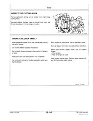 John Deere 2BV, 5E, 2LS, 110G,210G,240G,260G, Trimmer 113 Clipper Service Manual
