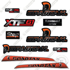 Fits Spartan RZ-PRO 730cc Decal Kit Mower – 7 YEAR OUTDOOR 3M VINYL!