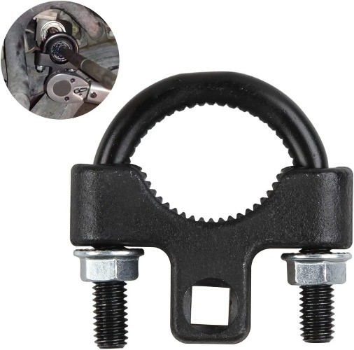 3/8 Inch Low Profile Inner Tie Rod End Wrench With Non-Slip Teeth