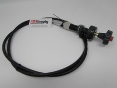 NEW 5FT UNIVERSAL LOCKING VERNIER THROTTLE CABLE EQUIPMENT TRUCK CHIPPER
