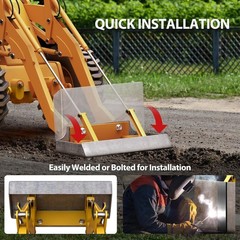 1/4″ Mini Skid Steer Attachment Plate Quick Attach Mount Plate Fit Toro Dingo