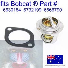 for Bobcat Kubota Thermostat 6630184 with Heater S175 S185 T190 L28 5600 337 341