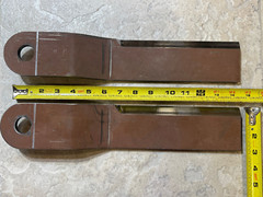 Heavy Duty AR400 Steel Wolverine Skidsteer Brush Hog Cutter REPLACEMENT Blades