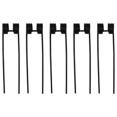 5 of Tedder Rake Teeth 15.50″ Tine x 3.50″ Tine Gap x 2.787″ Coil GS-1 Farmer