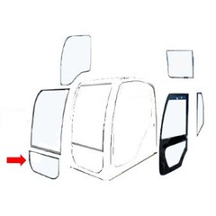 Front Lower Cab Glass For Kobelco SK170LC-8 SK210LC-8 SK260LC-8 SK295LC-8