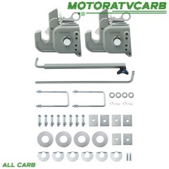 ALL-CARB Gray Heavy Duty Quick Hitch for Cat 2 Tractor w/ Stabilizer Bar