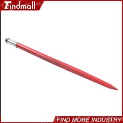 2 Pack 43″ 3000lbs Square Hay Bale Spear Wide Tine Spike Skid For Tractor Red