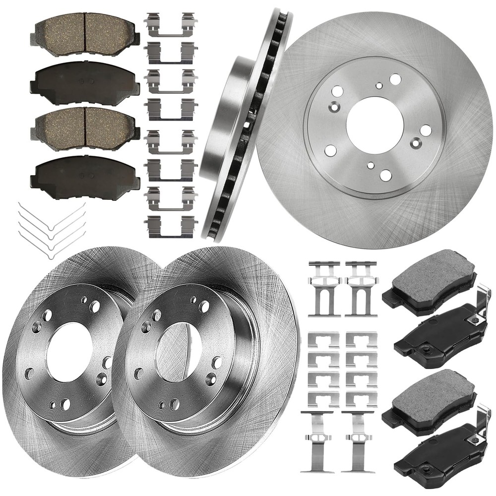 Brake Kit for 2013-2015 Honda Civic Acura ILX Front Rear 11.1 10.24 Rotors Pads