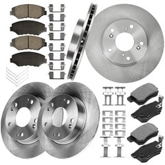 Brake Kit for 2013-2015 Honda Civic Acura ILX Front Rear 11.1 10.24 Rotors Pads