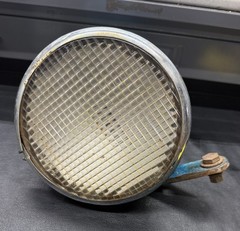 Vintage 6” Guide Tractor Work Light Clear Glass Lamp GM Farm Implement