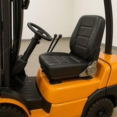 Universal Forklift Seat Fold Down Tractor Seat with Adjustable Angle Back New