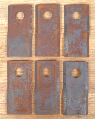 LOT of 24 NOS Genuine New Holland 766726 Blades Made in West Germany