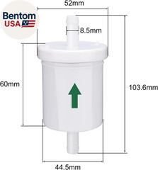 5/16″Inline Fuel Filter for Kubota 12581-43012 Inline Diesel Filter 12581-43010
