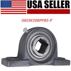 1-1/8″ Square Disc Harrow Pillow.Block Bearing Tufline GW208PPB5-P FREE SHIPPING