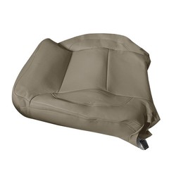 Perforated Leather Seat Cover Tan Driver Pass Silverado Tahoe Sierra Yukon 15-19