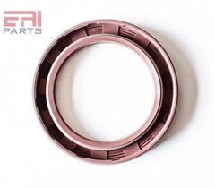 EAI 50x72x8mm FPM/FKM Oil Shaft Rotary Seal w/ Stainless Steel Spring Dbl Lip