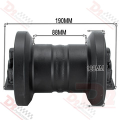 6PCS Track Roller Bottom Roller Fit Kubota KX121-3 Mini-Excavator Undercarriage
