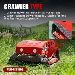 Gasoline remote control lawn mower self-propelled suitable for complex terrain