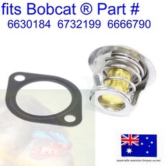 for Bobcat Kubota Thermostat 6630184 with Heater S175 S185 T190 L28 5600 337 341