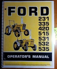 Ford 231 335 420 515 531 532 535 1975-78 Tractor Owner Operator’s Manual SE 3503