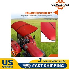 Sun Shield Tuff Top Tractor Canopy For 2″ x 2″ or 2″ x 3″ ROPS 48″ X 52″ Red NEW