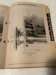 War Department Technical TM 5 – 1100 1943 Roller Road Gasoline Engine Driven
