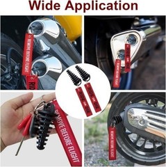 2 PSC Muffler Wash Plug, 0.6″-1.5″ Dirt Bike Exhaust Plug, Red+Black+White