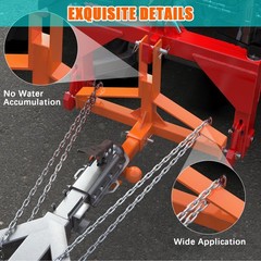 3 Point Trailer Hitch 2″ Receiver for Category 1 Tractor for Kubota, John Deere