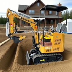 AGT 1 TON MINI EXCAVATOR WITH PILOT SYSTEM, 13.5HP RATO ENGINE